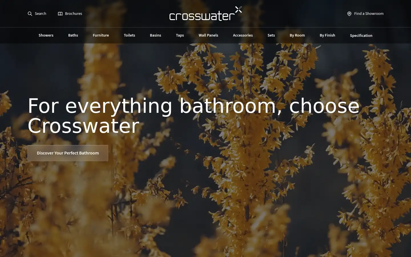 Screenshot of crosswater.co.uk