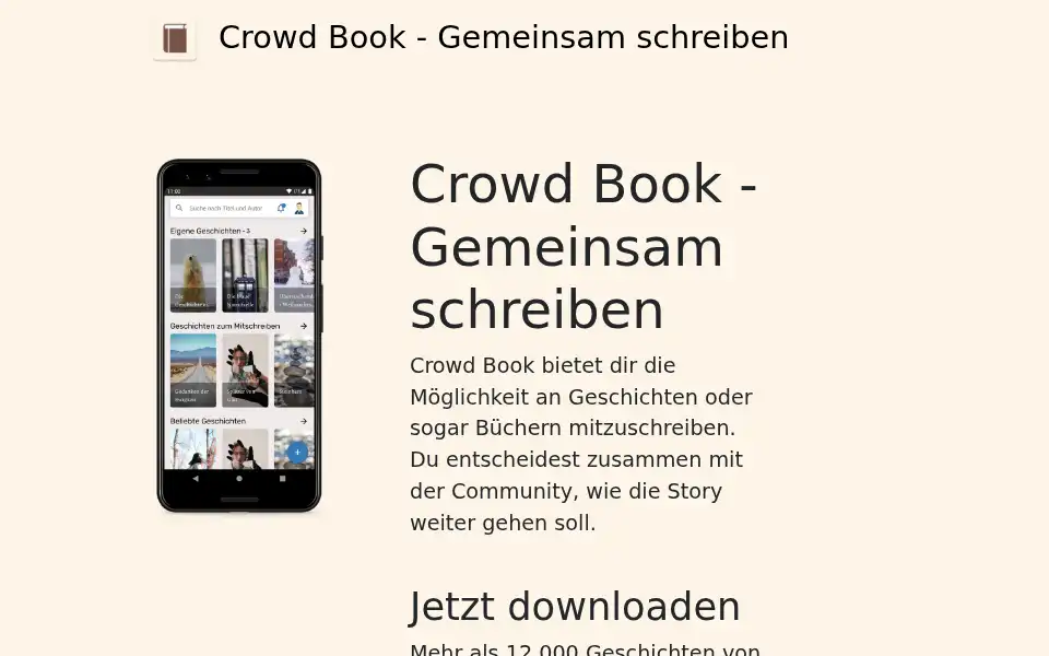 Screenshot of crowdbook.app