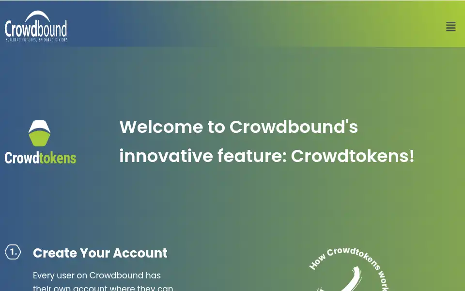 Screenshot of crowdbound.org