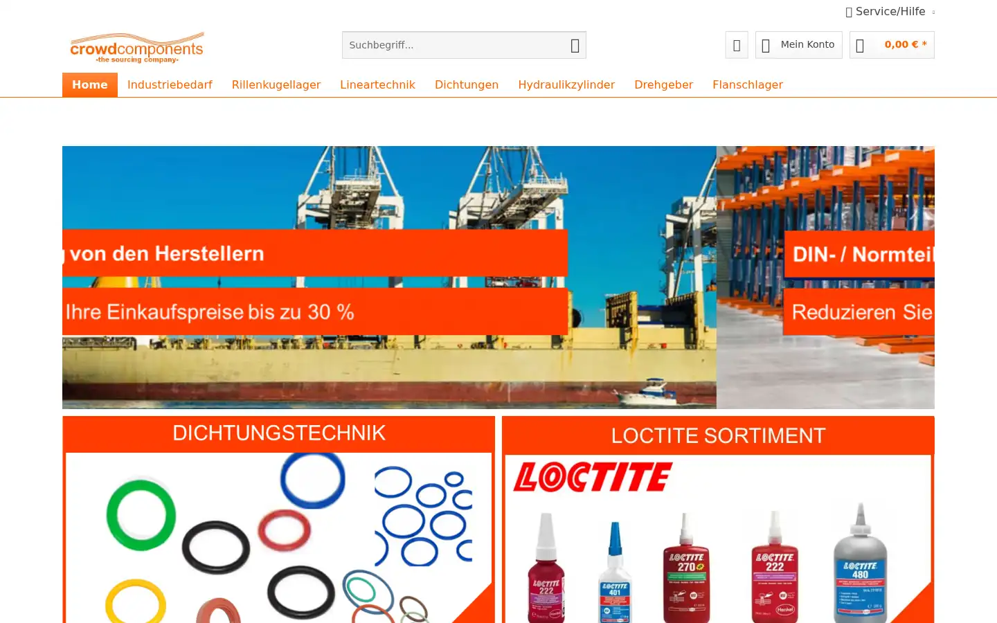 Screenshot of crowdcomponents.de