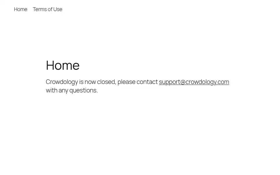 Screenshot of crowdology.com