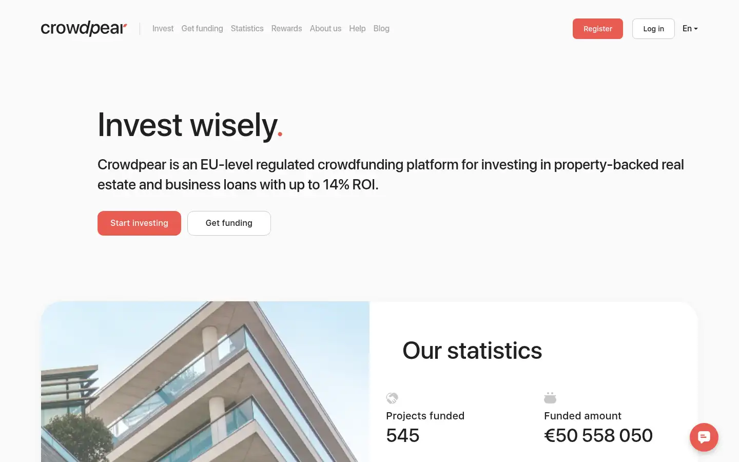 Screenshot of crowdpear.com