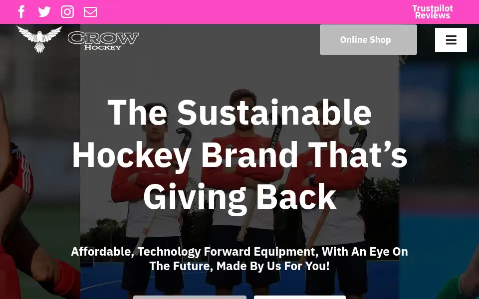 Screenshot of crowhockey.com