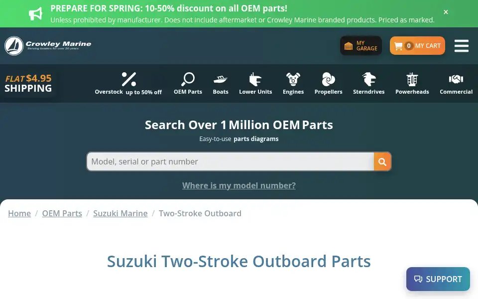 Screenshot of crowleymarine.com