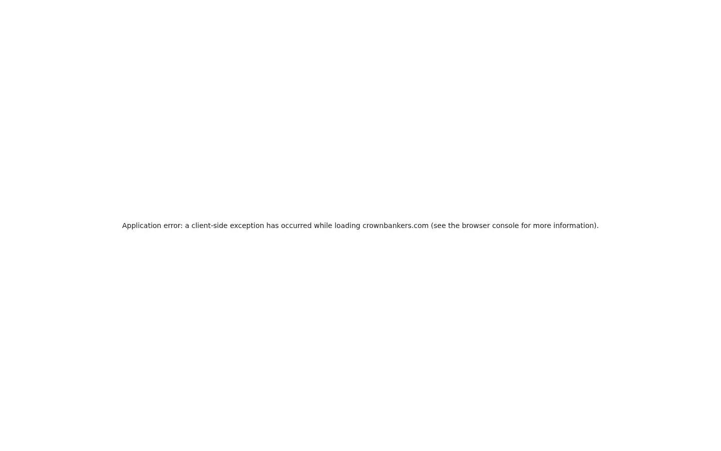 Screenshot of crownbankers.com