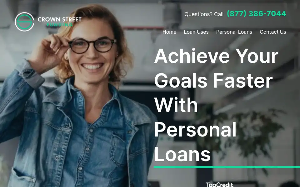 Screenshot of crownstreetfunding.com