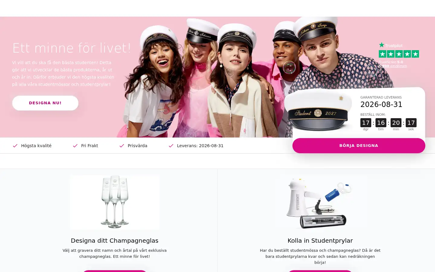 Screenshot of crownstudent.com