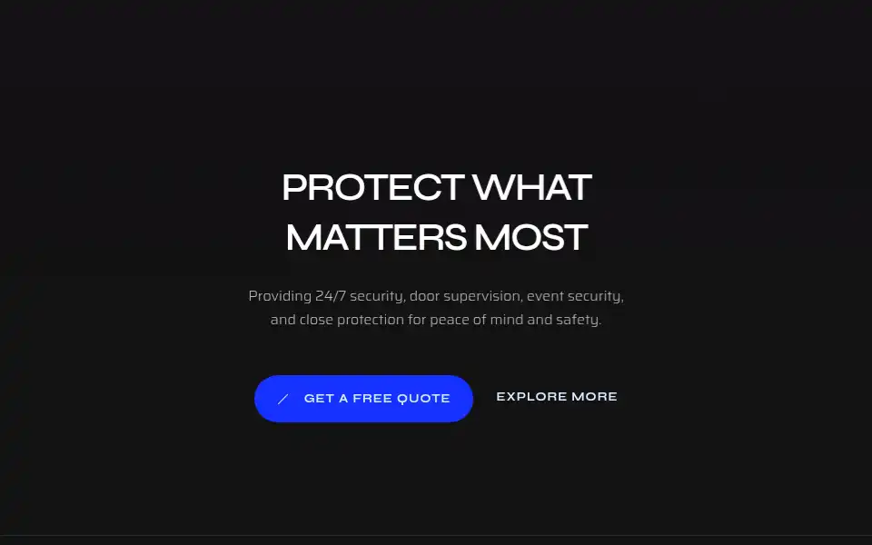 Screenshot of crprotection.co.uk