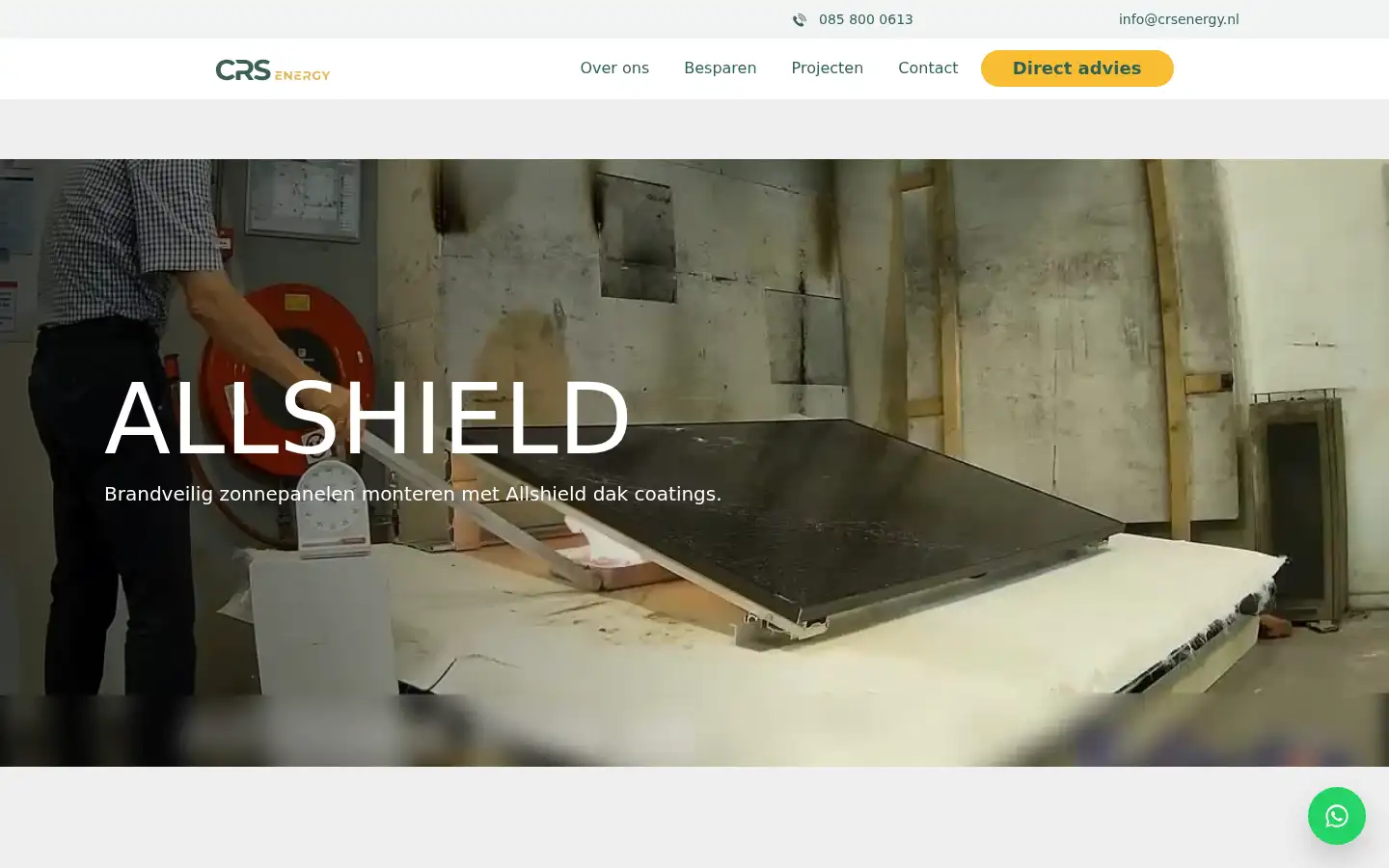 Screenshot of crsenergy.nl