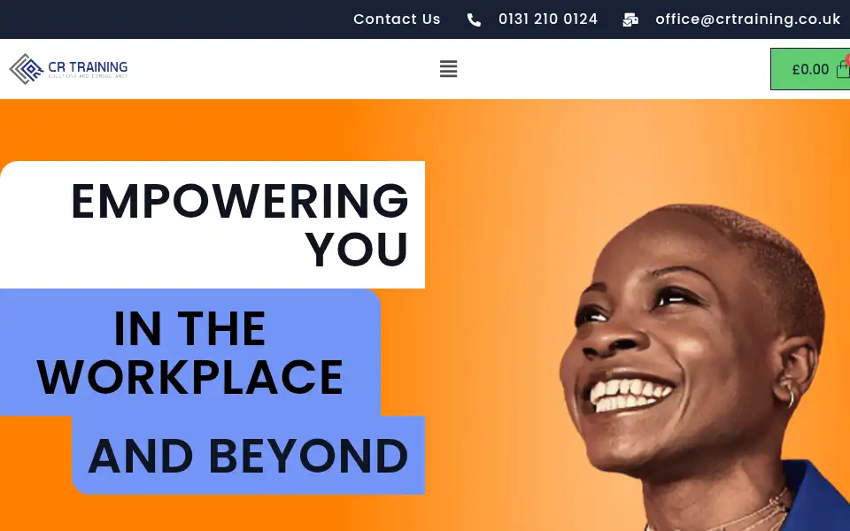 Screenshot of crtraining.co.uk