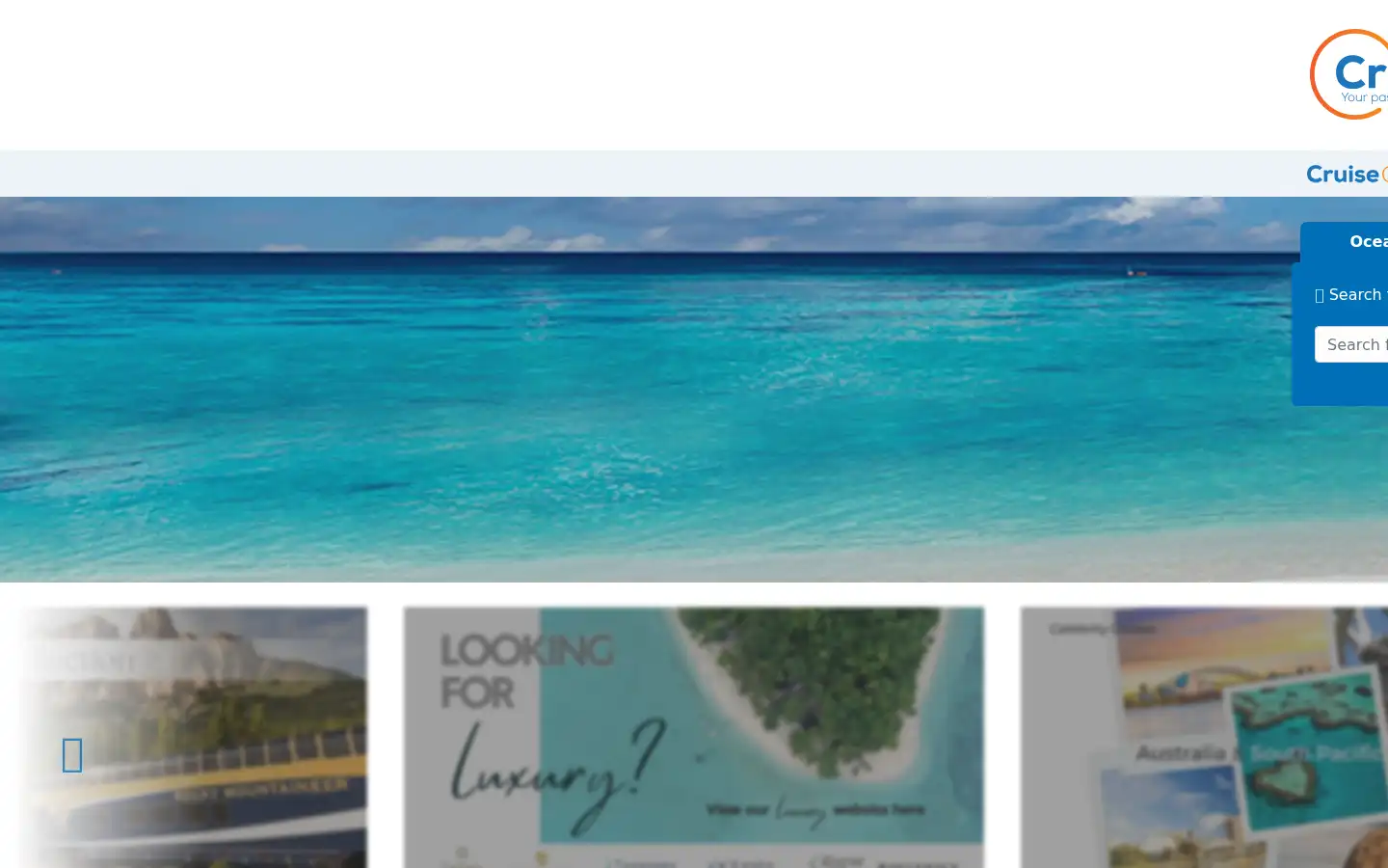 Screenshot of cruise-circle.co.uk