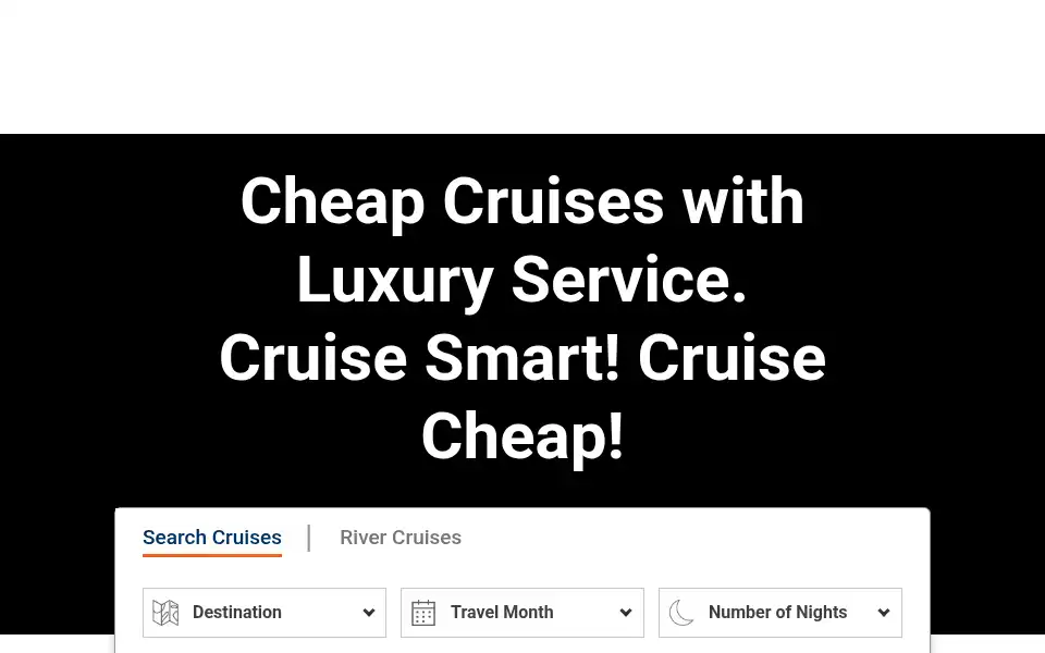 Screenshot of cruisecheap.com