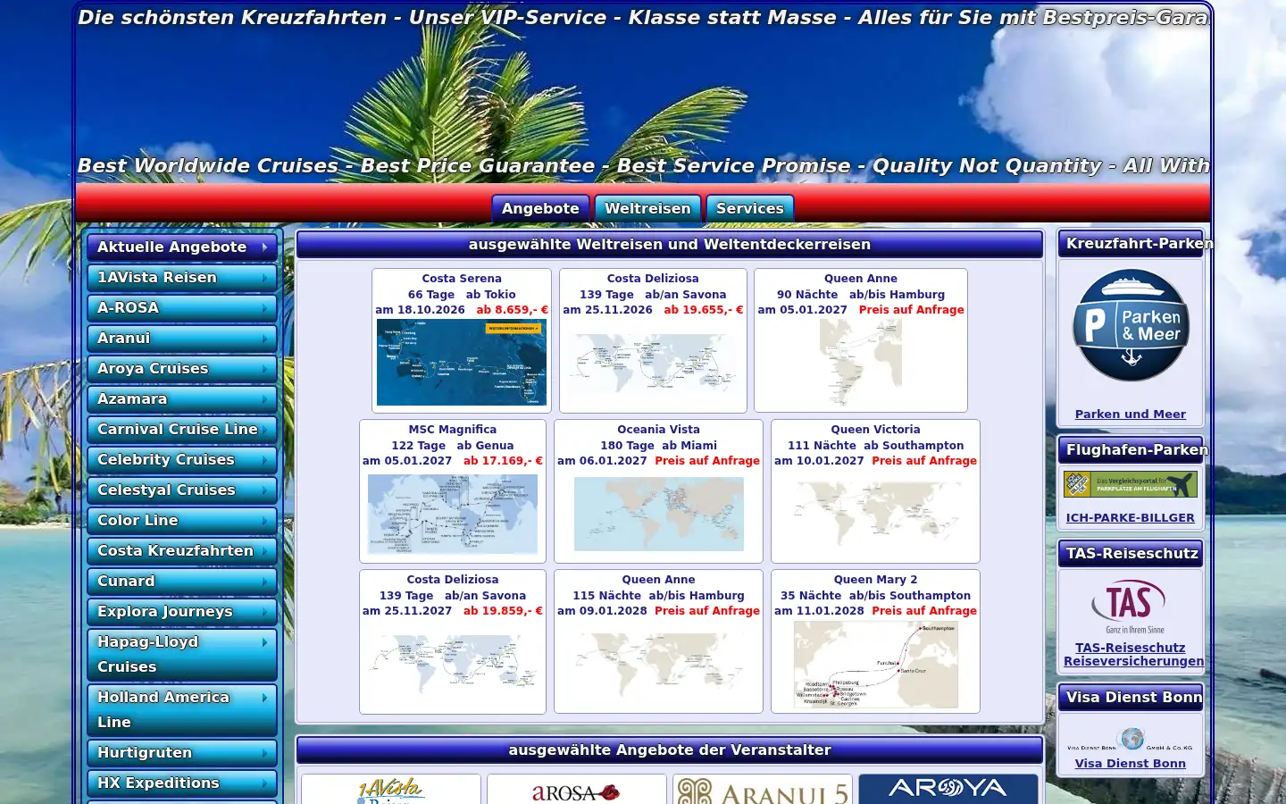 Screenshot of cruiseguide24.de