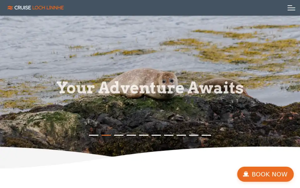 Screenshot of cruiselochlinnhe.co.uk