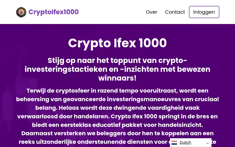 Screenshot of crypto-genius.org