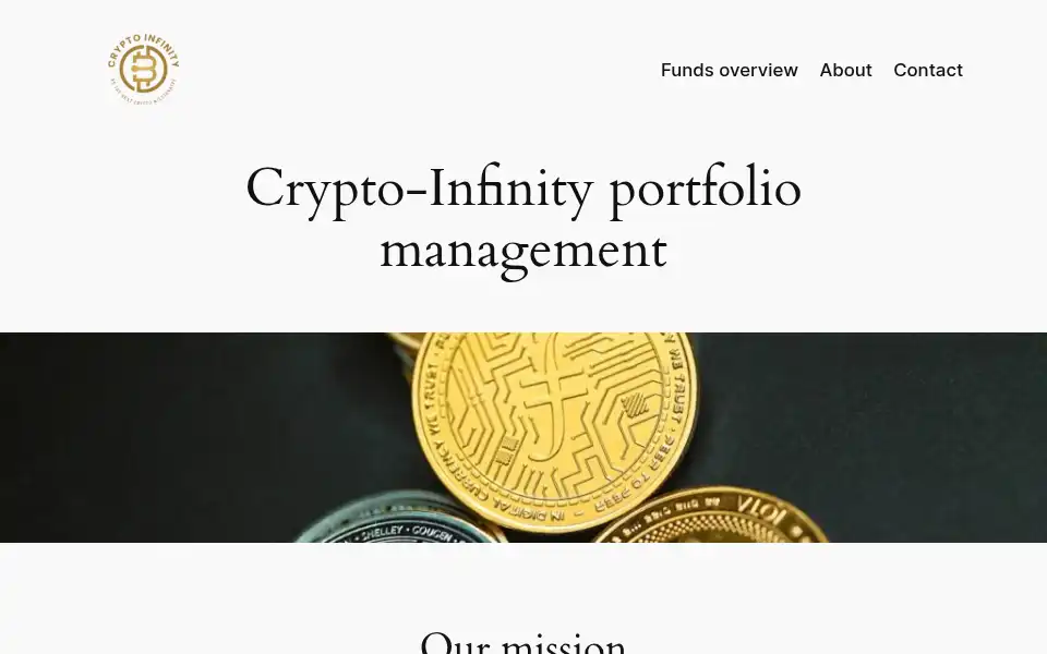 Screenshot of crypto-infinity.com