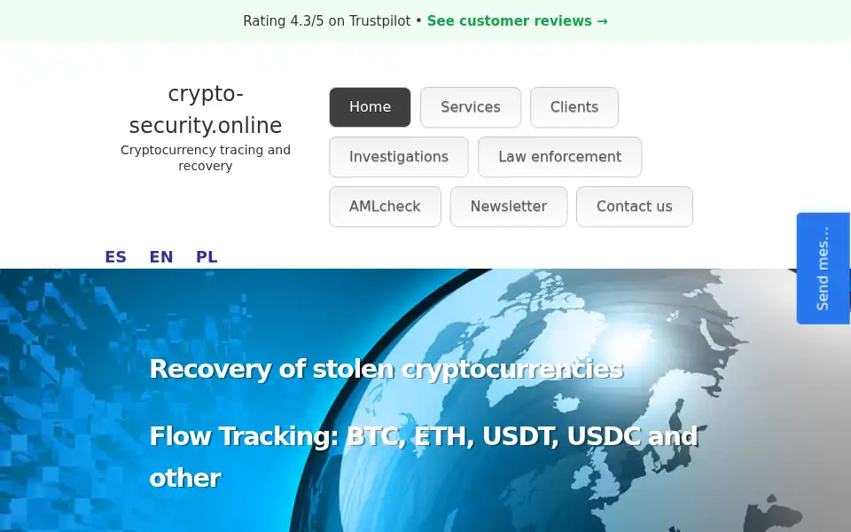 Screenshot of crypto-security.online