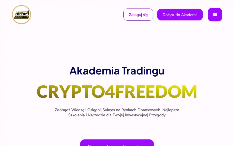 Screenshot of crypto4freedom.pl