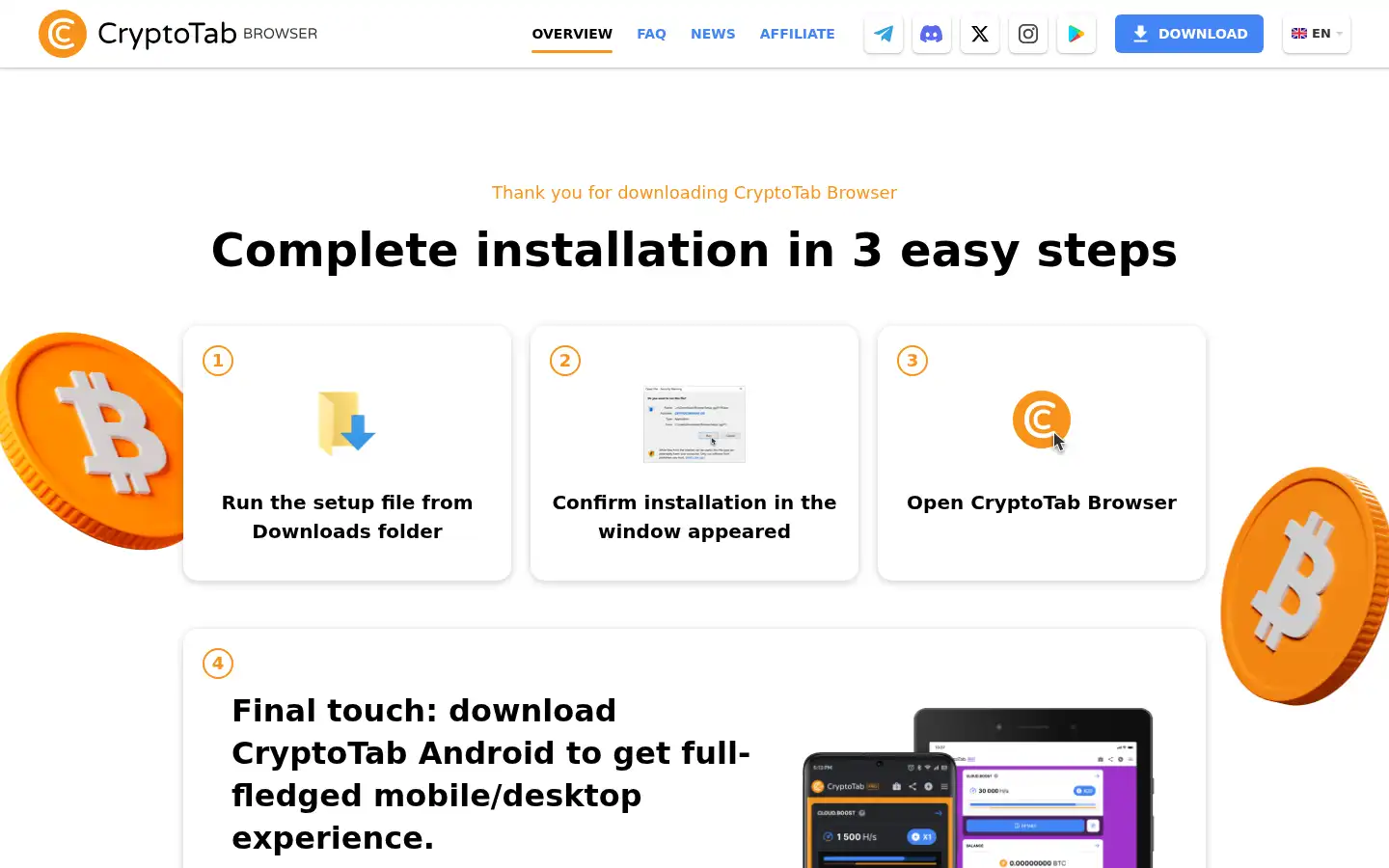 Screenshot of cryptobrowser.site