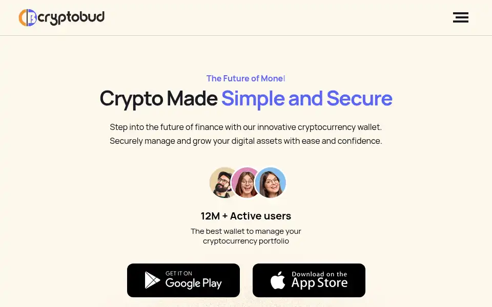 Screenshot of cryptobud.net