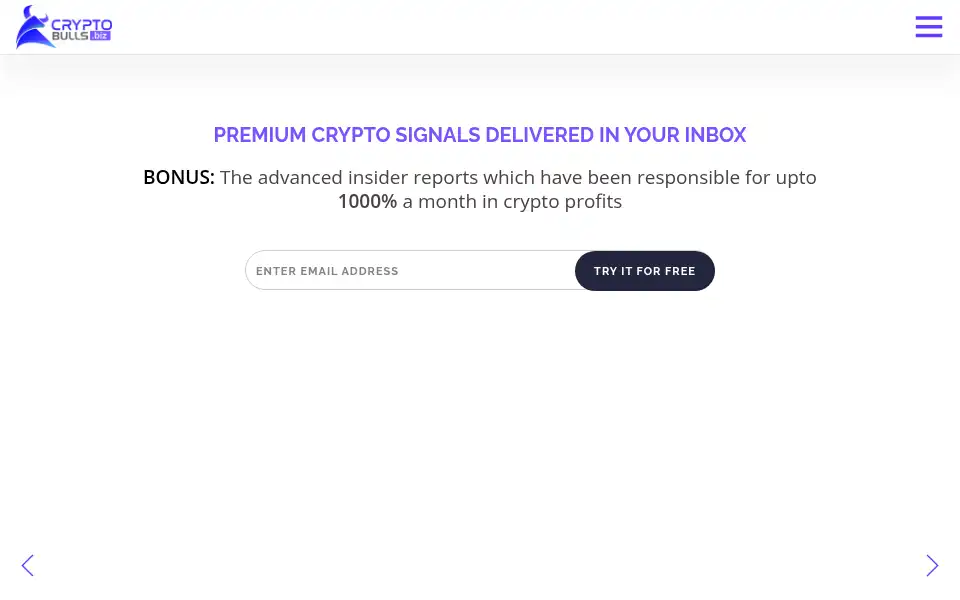 Screenshot of cryptobulls.biz