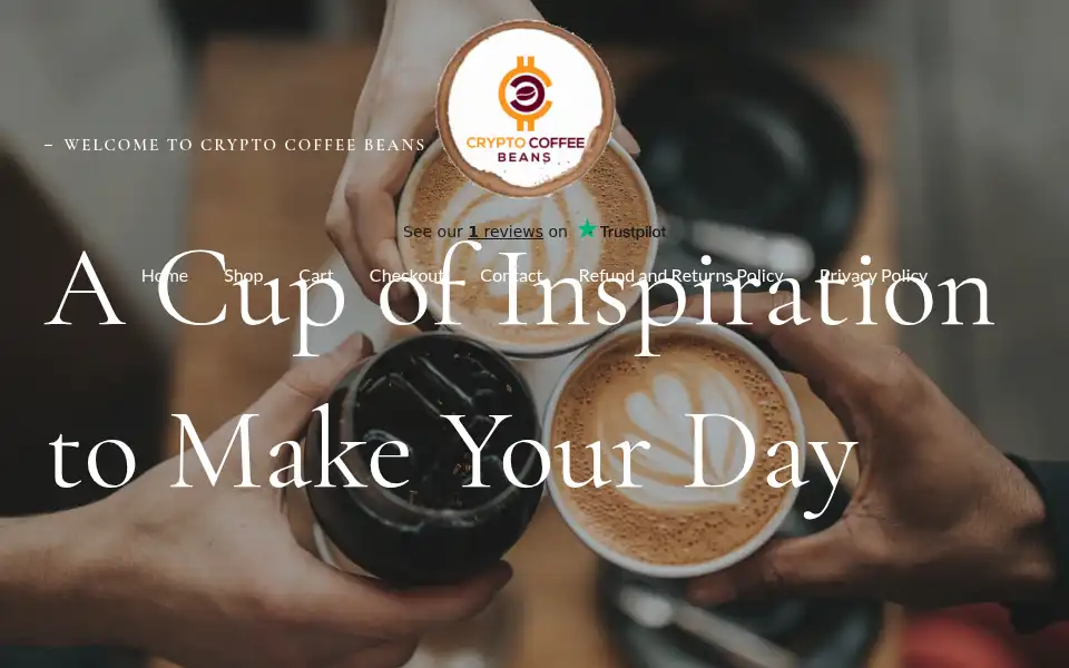 Screenshot of cryptocoffeebeans.co.uk