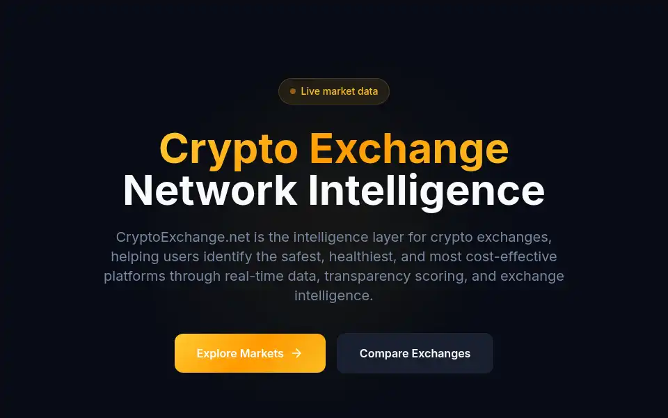 Screenshot of cryptoexchange.net