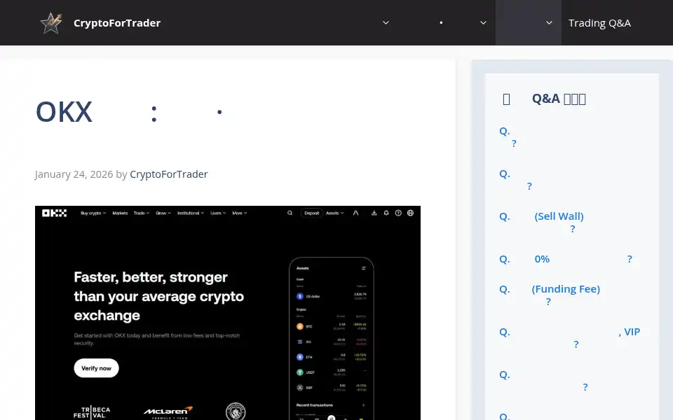 Screenshot of cryptofortrader.com