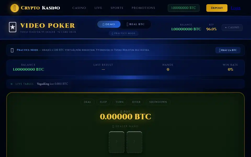 Screenshot of cryptokasino.io