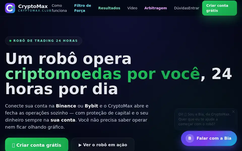 Screenshot of cryptomax.club