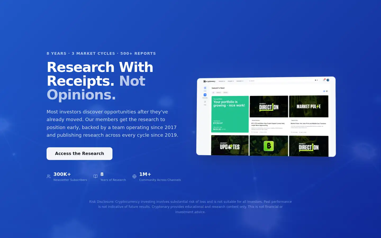 Screenshot of cryptonary.com