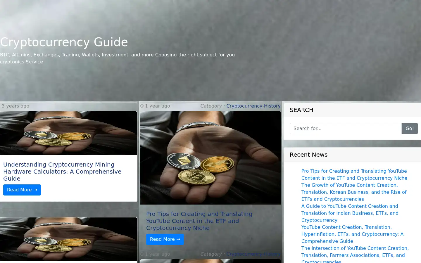Screenshot of cryptonics.net