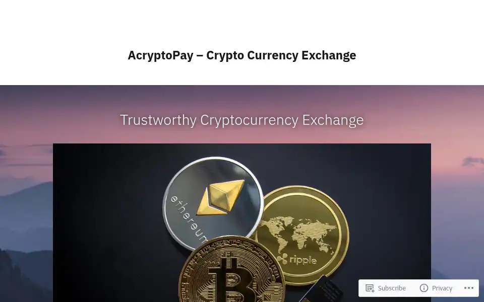 Screenshot of cryptopay.code.blog