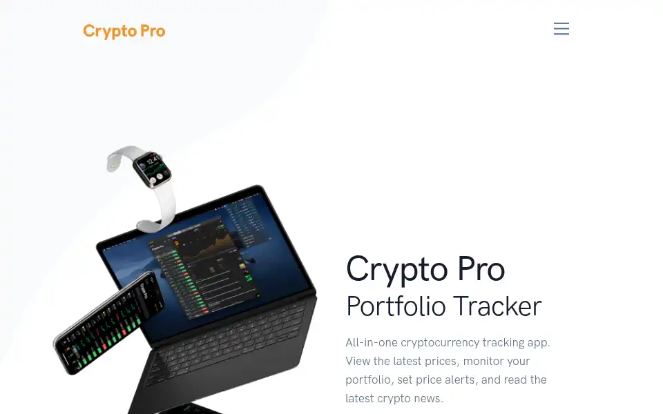 Screenshot of cryptopro.app