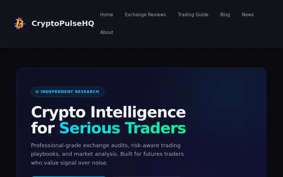 Screenshot of cryptopulsehq.com