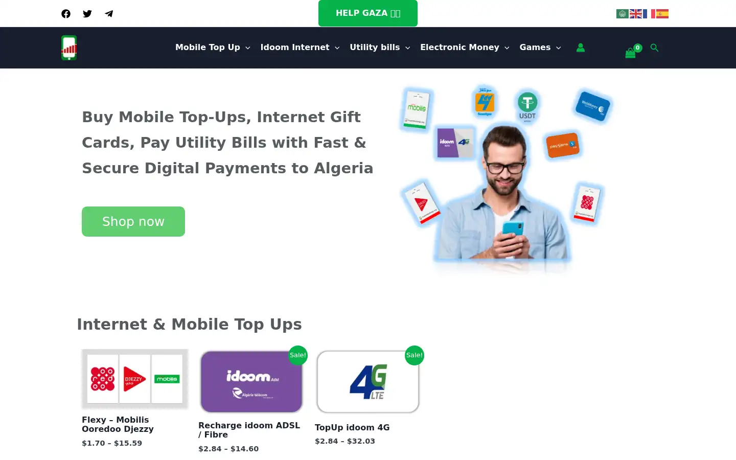 Screenshot of cryptorecharge.org