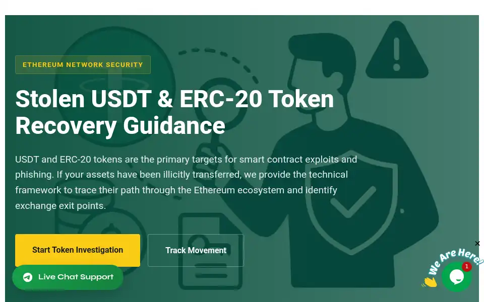 Screenshot of cryptoreclaims.com