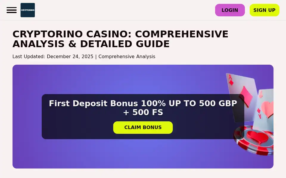 Screenshot of cryptorino.games