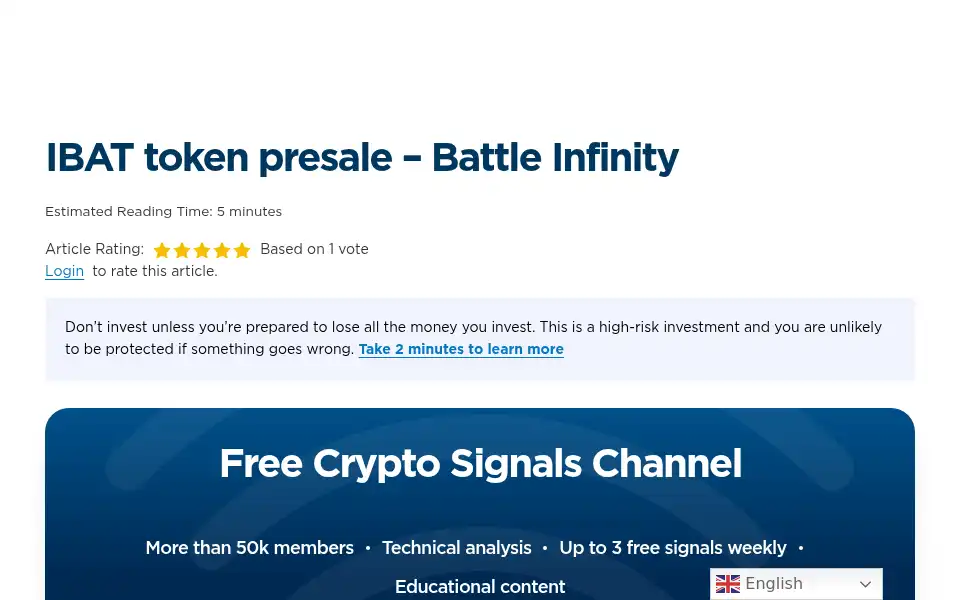 Screenshot of cryptosignals.org