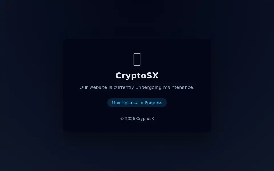 Screenshot of cryptosx.io