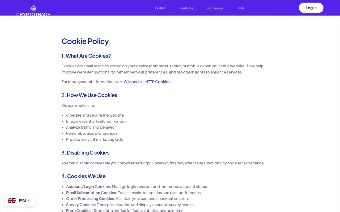 Screenshot of cryptotradevest.com