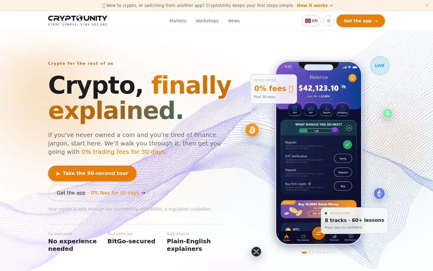 Screenshot of cryptounity.org