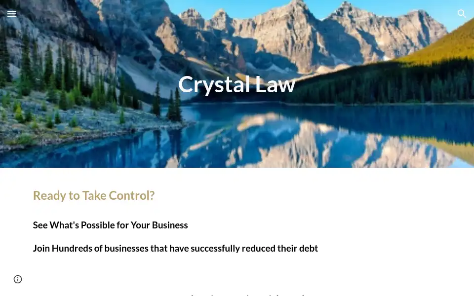 Screenshot of crystal-law.com