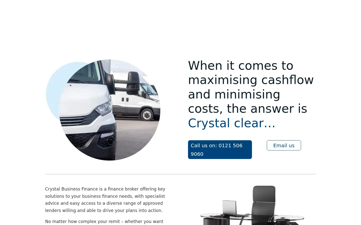 Screenshot of crystalbf.co.uk