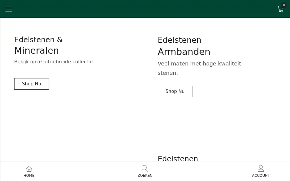 Screenshot of crystalcave.nl