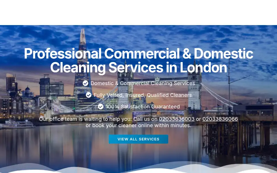 Screenshot of crystalcleaningservicing.com