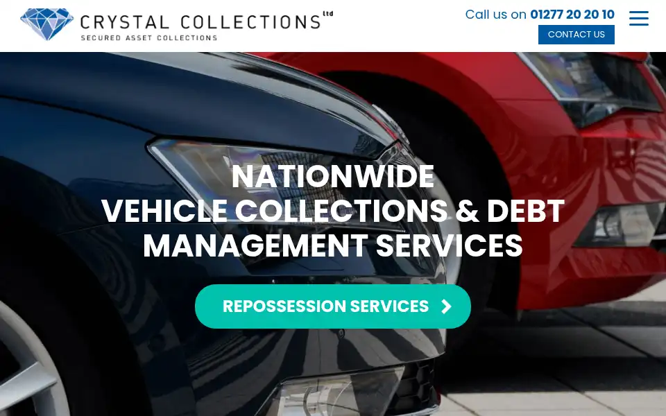 Screenshot of crystalcollections.com