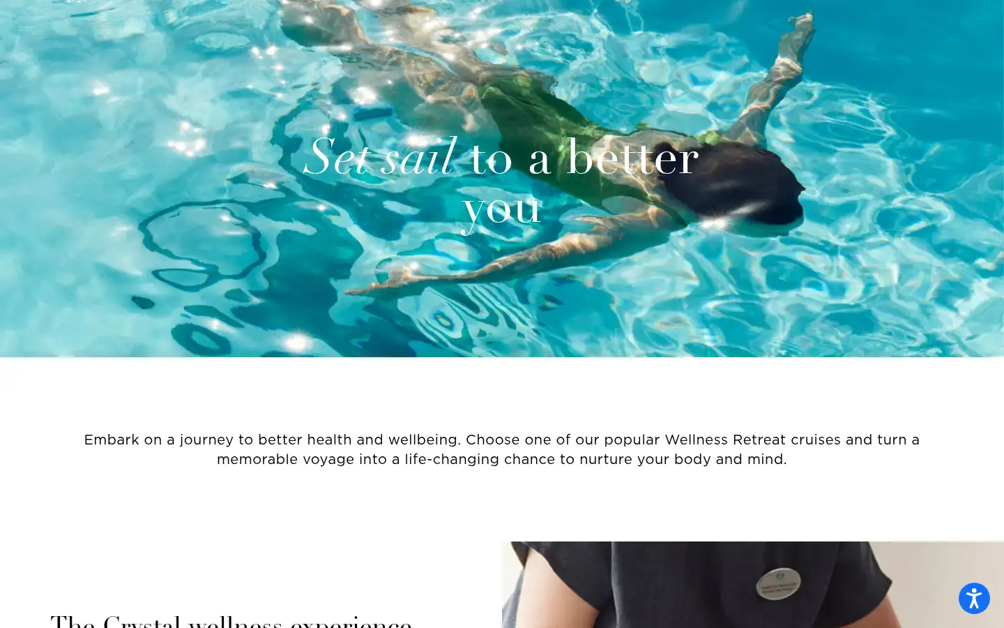Screenshot of crystalcruises.com