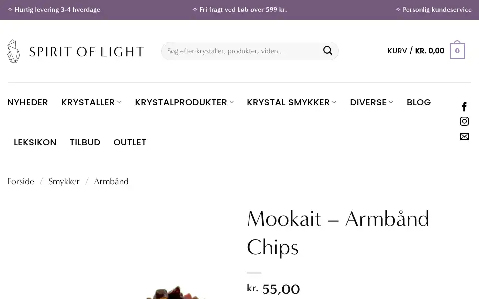 Screenshot of crystallab.dk
