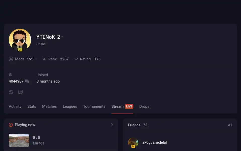 Screenshot of cs.fastcup.net